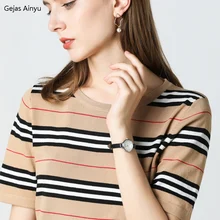 Gejas Ainyu, новинка, женская футболка Harajuku, летняя футболка, женская футболка с коротким рукавом, модная футболка, женская футболка, топы, повседневные женские футболки