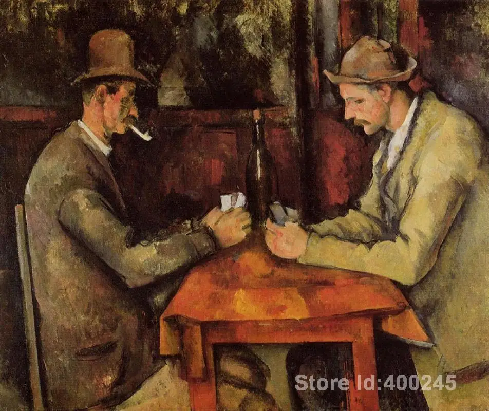 

The Card Players arts by Paul Cezanne Paintings on canvas hand painted High quality