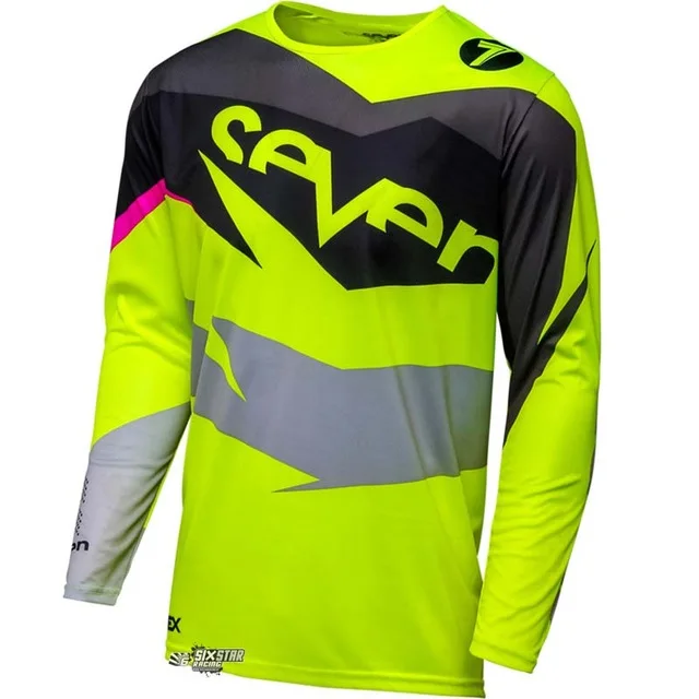 2019 новый стиль семь велосипед для даунхилла Джерси Длинные рукава Защита от пота