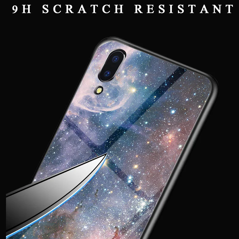 Мраморный чехол из закаленного стекла для VIVO V11i V11 Pro V3 Max X7 Plus V5 V5s X23 Мягкий