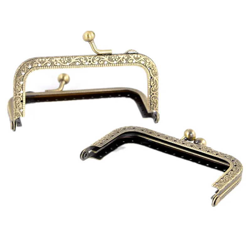 Винтажный кошелек для мелочи бронзового цвета 5 шт. металлическая дуговая рамка