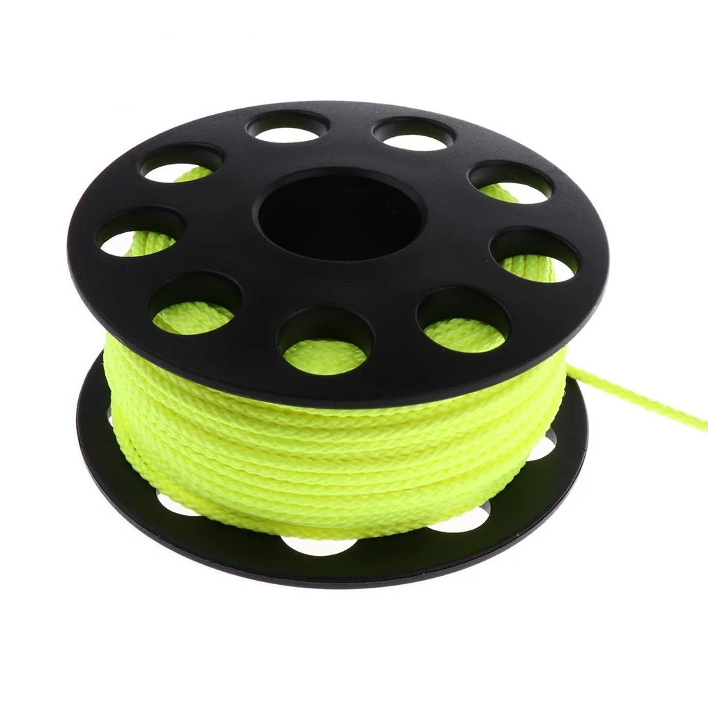 Легкая пластиковая катушка для подводного плавания 30 м направляющая троллинг с