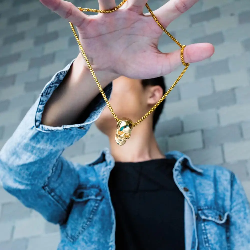 Ожерелье в стиле унисекс из нержавеющей стали|Ожерелья с подвеской| |