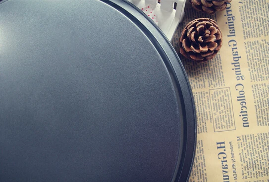 1 шт. 12 дюймовая сковорода для пиццы из углеродистой стали антипригарная круглая