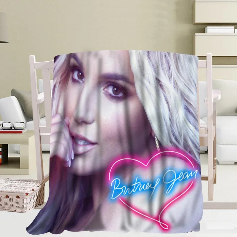 Пользовательское одеяло Britney Spears s дорожный диван Коралловое Флисовое мягкое