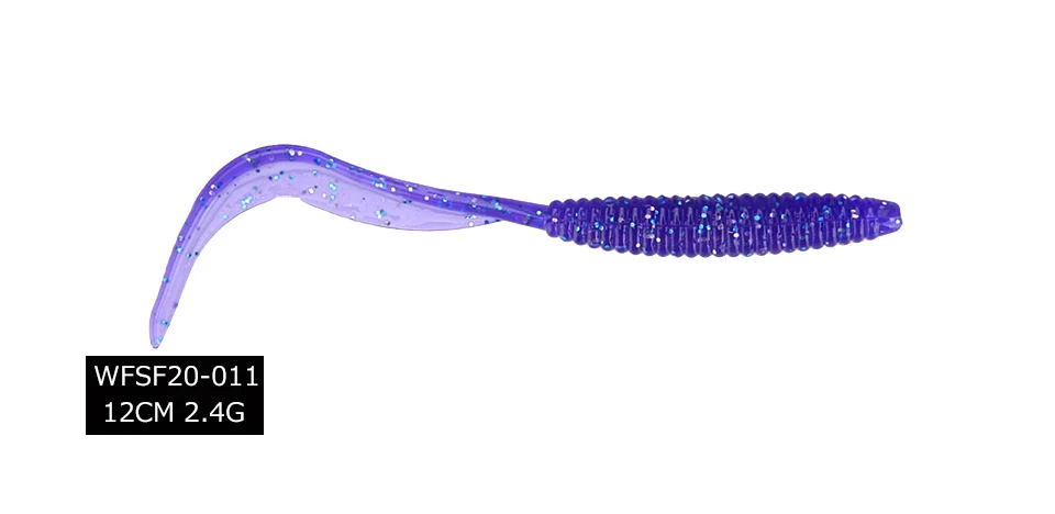 Walk Fish, 8 шт./лот, 12 см, 2,4 г, приманка для рыбалки, силиконовые приманки для рыбалки, Мягкая приманка, червь, искусственная приманка для ловли карпа, рыболовные снасти