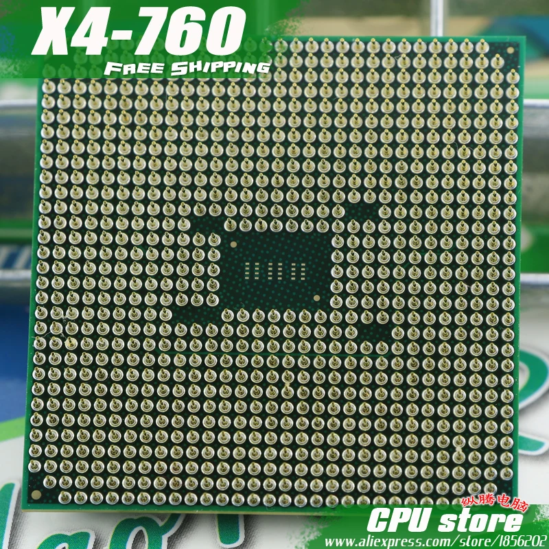 Бесплатная доставка процессор AMD X4 760K Quad Core FM2 3 8 GHz 4MB 100W штук 760 (Рабочая 100%) есть - Фото №1