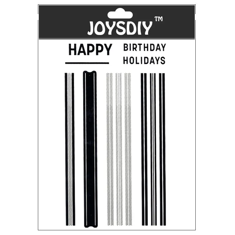 

Happy birthday holidays loving Scrapbook DIY photo cards account rubber stamp clear stamp transparent stamp Handmade card stamp