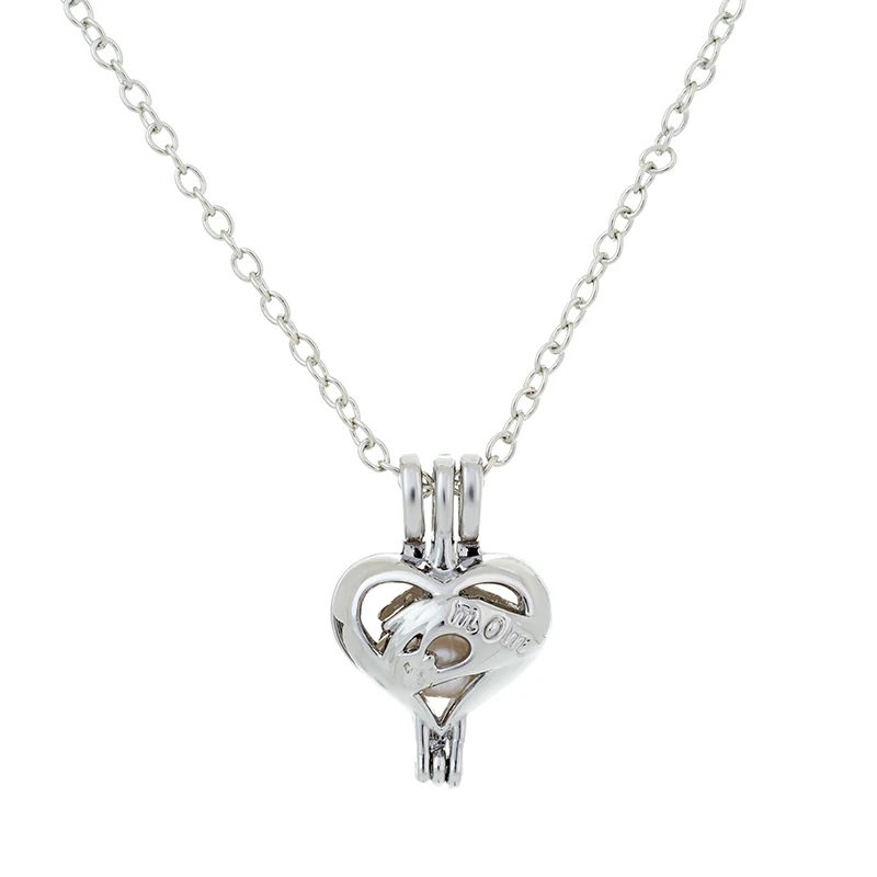 Подвески для мамы жемчужное колье с кулоном в виде клетки медальон винтажный