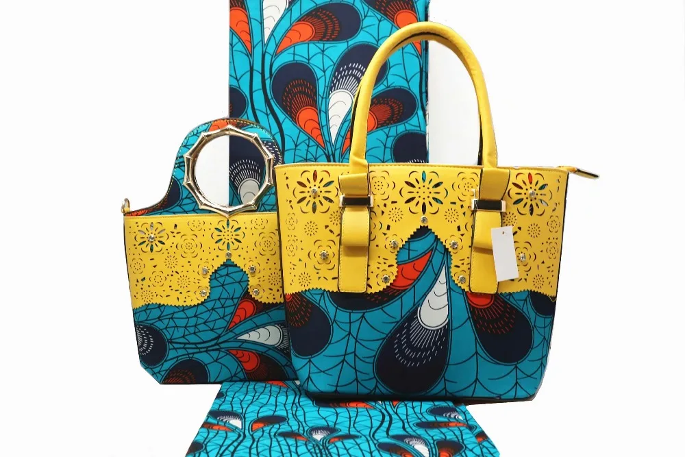 6 ярдов Замечательный синий Фон Отпечатано перо узор hollandais батик воск