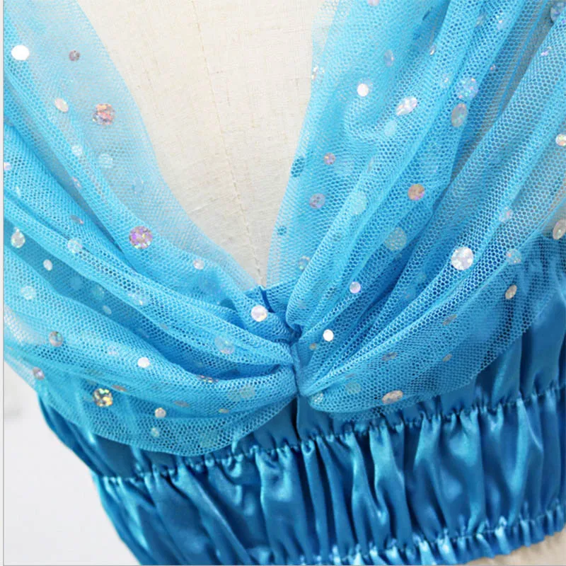 Костюм жасмина для девочек женское платье танца живота нарядная одежда Аладдина