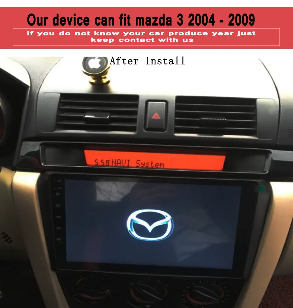 Для Mazda 3 Mazda 3 2004+ Автомобильный видео dvd Мультимедиа Развлечения gps аудио система магнитофон головное устройство медиаплеер android9.0