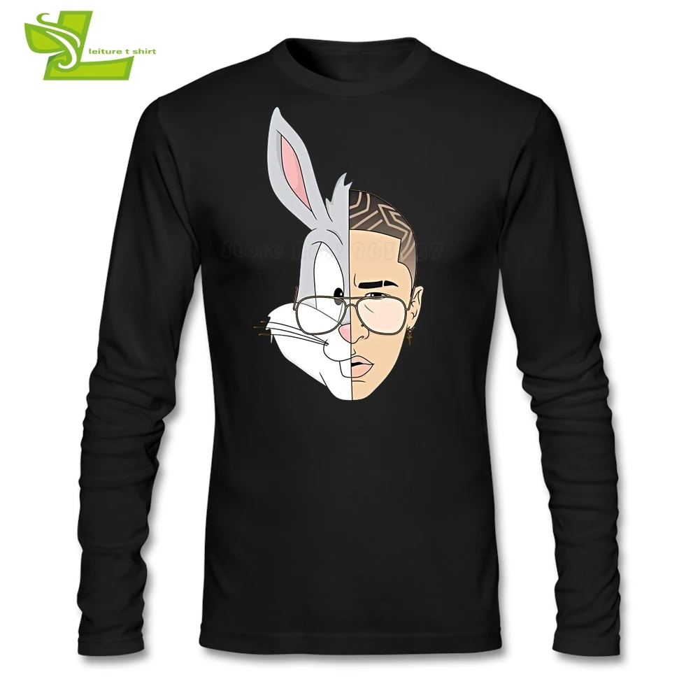 Мужская футболка с длинным рукавом и круглым вырезом принтом | одежда