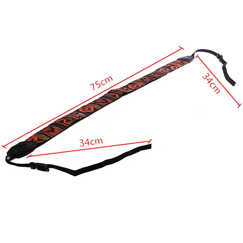 Калиу этнический стиль фото камера цветной ремешок хлопок Yard шаблон шеи ремень