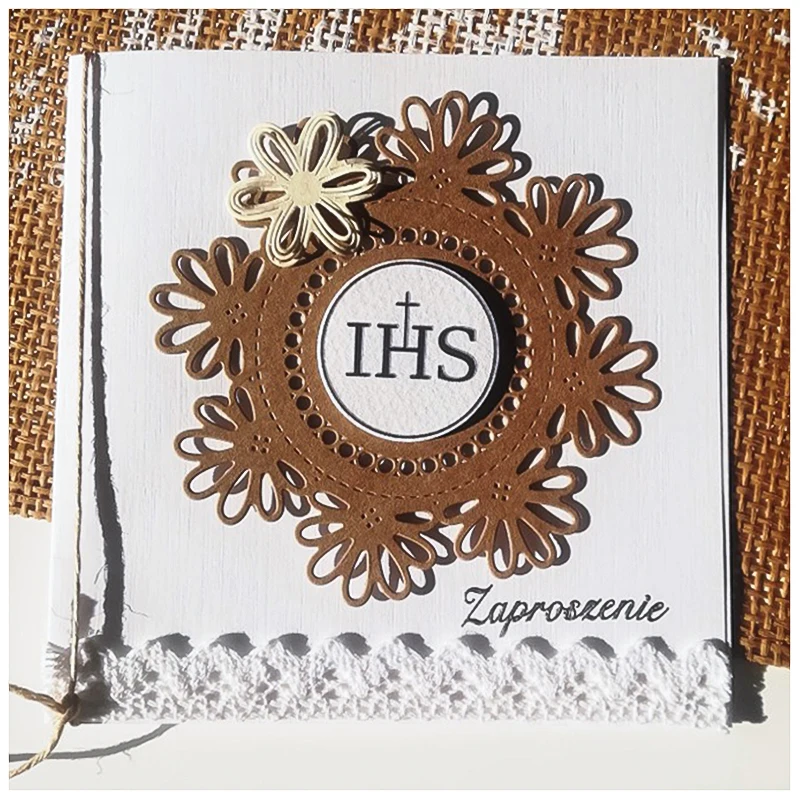 Штампы для снежной рамки металлические режущие штампы кружки скрапбукинга