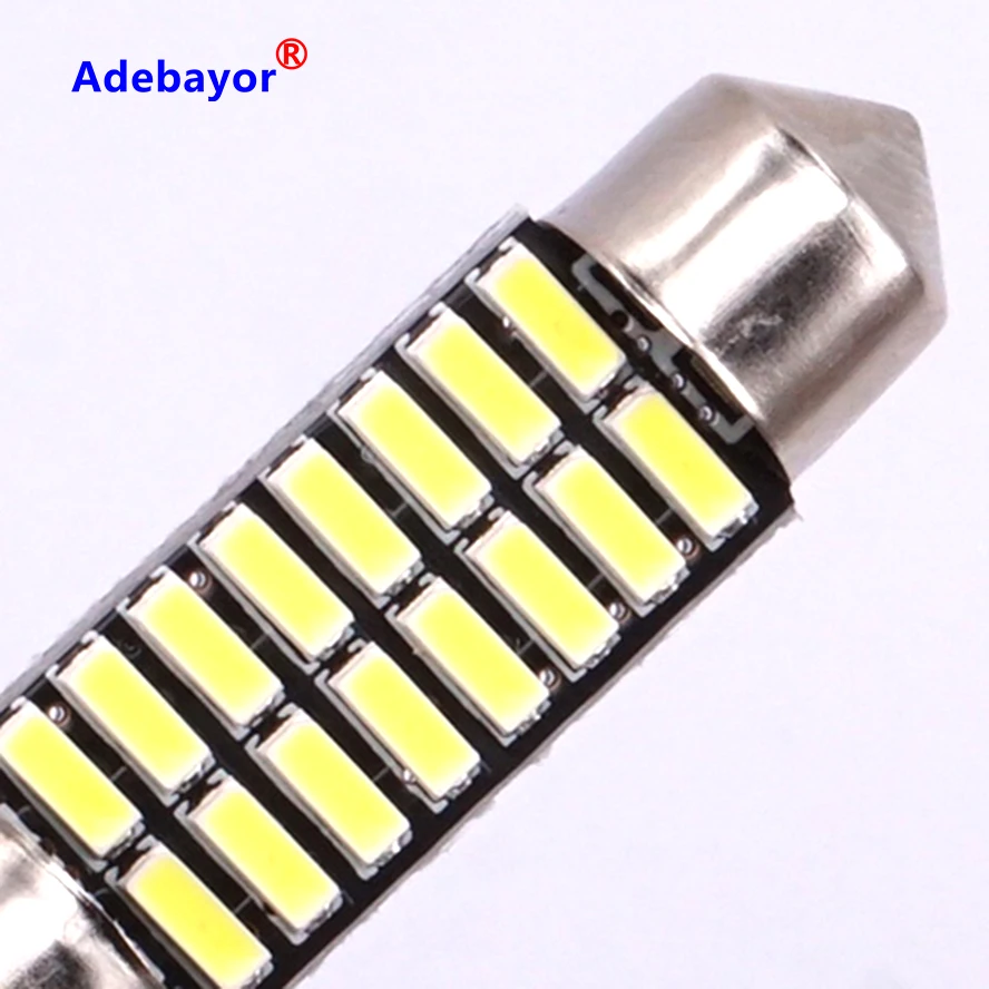 СВЕТОДИОДНАЯ Гирлянда 6411 6418 C5W 16SMD 4014 36 мм Canbus без ошибок Автомобильная гирлянда