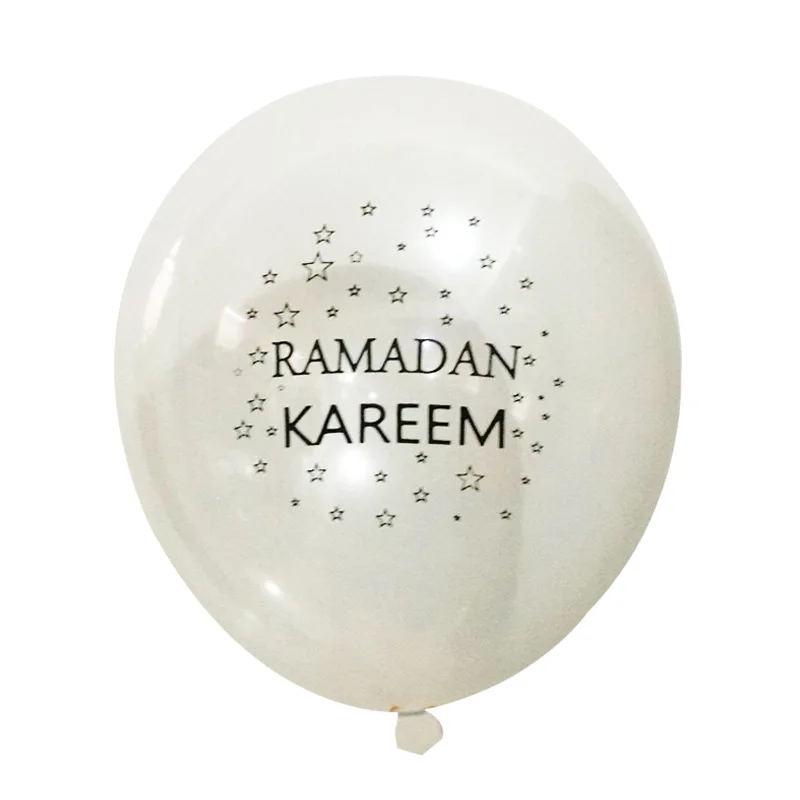 10 шт. 12 дюймов Eid Mubarak прозрачные латексные воздушные шары happy Ramadan воздушный шар мусульманское праздничное украшение товары для Рамадана