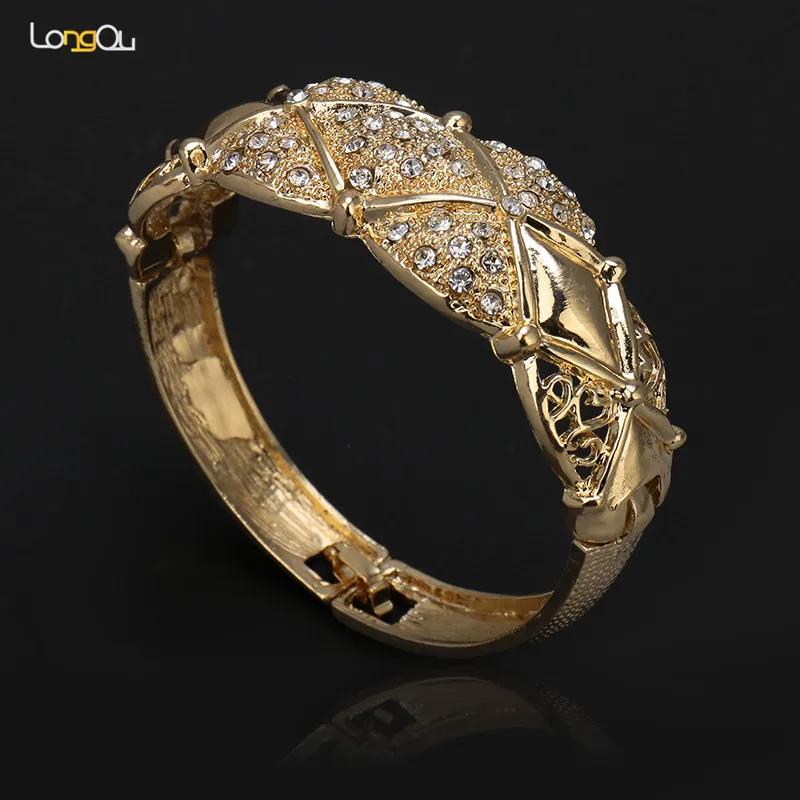 Роскошный комплект ювелирных изделий золотого цвета из цинкового сплава с Моной