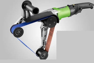 Портативная электрическая труба из нержавеющей стали ленточная шлифовальная