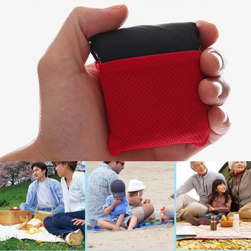 Складной пляжный коврик для пикника 150*110 см Портативный Карманный Компактный