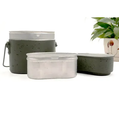 Немецкий Ланч бокс для похода военный веер Ностальгический женский уличный