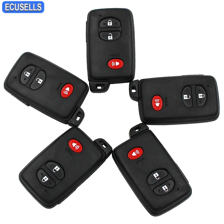 5 шт./лот 2+ 1/3 кнопки дистанционного ключа чехол брелок автомобиль Smart Key Корпус для Toyota Prius 4runner Land Cruiser Prius V режиссерский лезвие