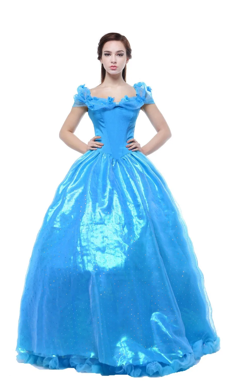 Благородные европейские дворцовые костюмы Белоснежное платье из фильма