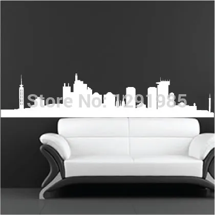 

Jakarta Indonesia Skyline - Famous Landmarks Removable Wall Decor Decal Sticker Fashion Free Shipping Poster