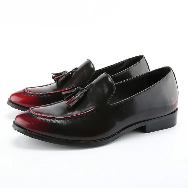 Мужские модельные туфли из натуральной бычьей кожи дизайнерские брендовые