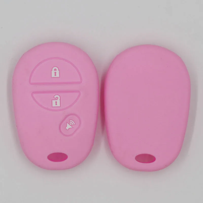 

Ruber silicone car key cover case for toyota Highlander Sequoia Tundra Tacoma Sienna 3button key