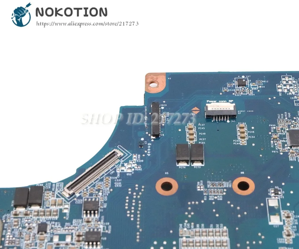 Материнская плата NOKOTION для ноутбука HP Envy 17 1100 620774 001 DASP8AMB6D0 материнская HM55 HD5850 1