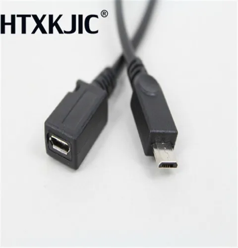 Высококачественный удлинитель для Micro USB 2 0 Тип B штекер-гнездо M/F провода зарядный