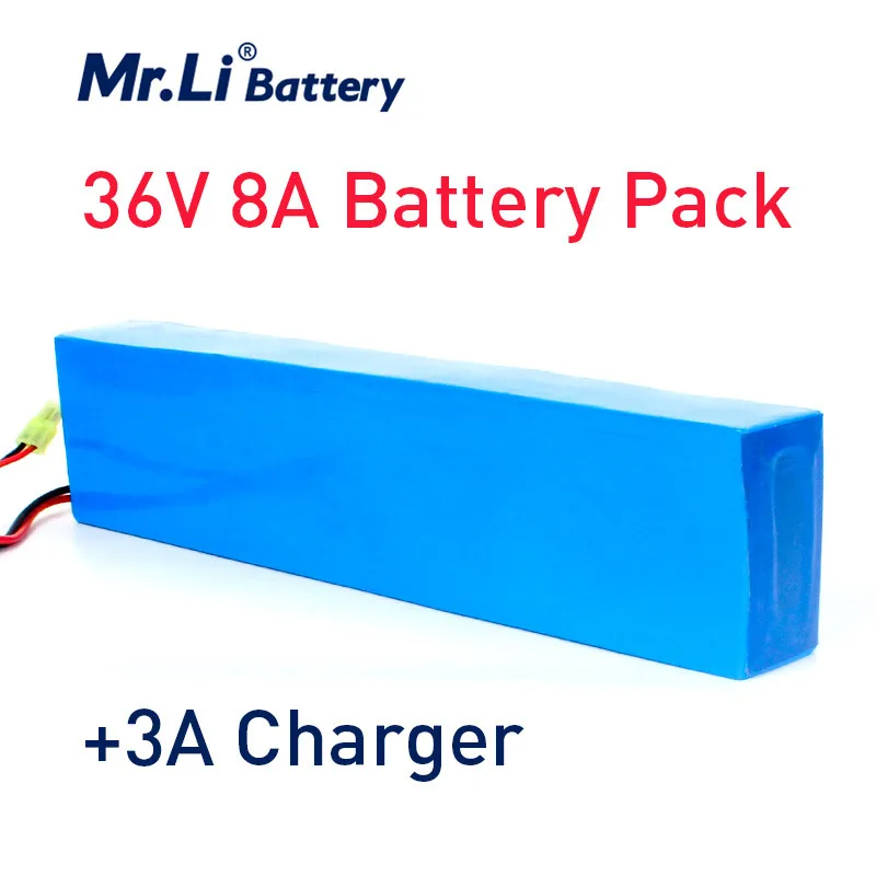 Литий ионный перезаряжаемый аккумулятор Mr.Li 36 в 8 Ач Встроенный BMS для скутера