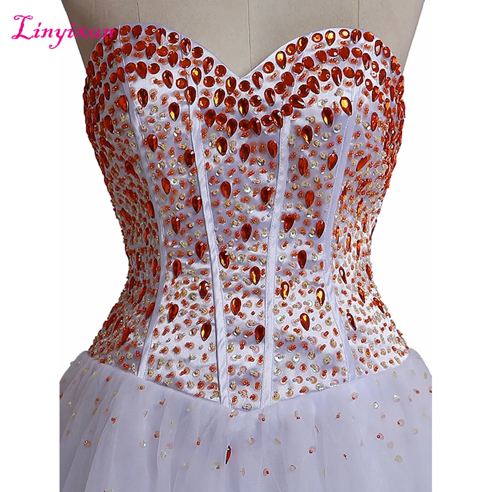 Linyixun настоящая фотография Короткие коктейльные платья 2017 платье для бала