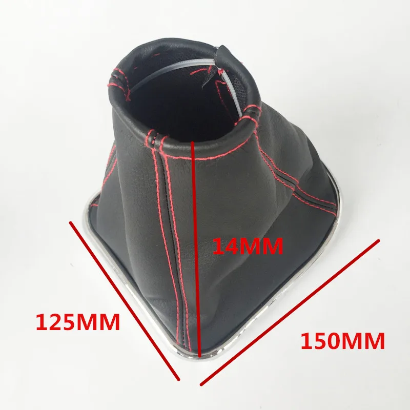 Черная красная линия MT для Chevrolet Chevy Cruze 2008-2012 ручка переключения рулевого механизма автомобиля рукоять рычага гетры чехол 5 скоростей