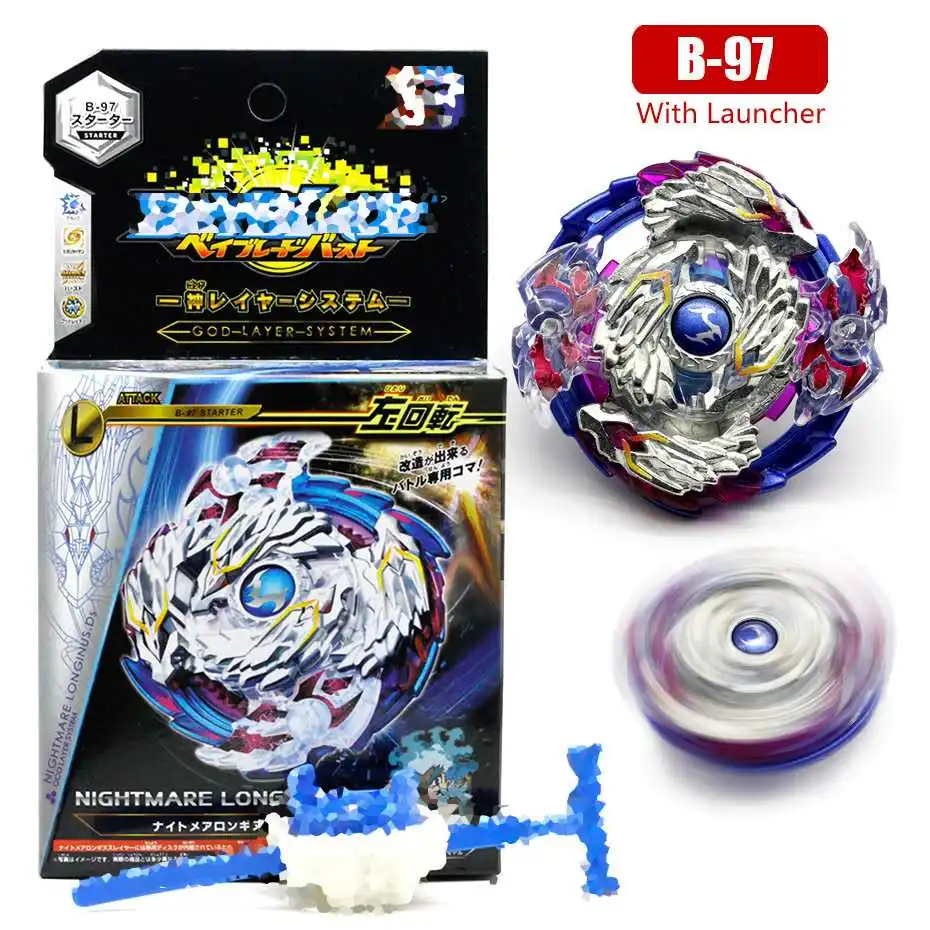 B-97 BeyBlade Burst B-122 пусковая установка для слива Fusion burst giroscopio Attack Pack bey blade игрушки для детей beyblade burst evolution - Цвет: B-97