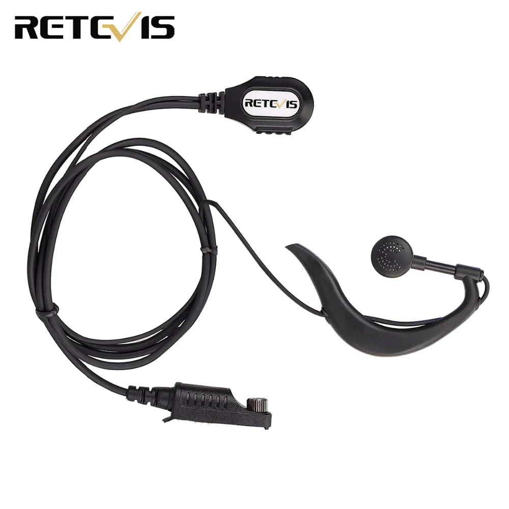 Retevis g-образный ушной крючок микрофон наушник для Retevis RT82 Ailunce HD1 двухдиапазонный DMR Радио Walkie Talkie J9127A