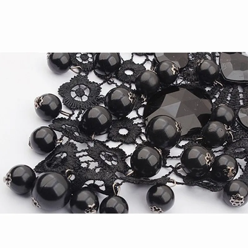 Holylove черный Bling Chocker Для женщин новое ожерелье 1 предмет независимая упаковка