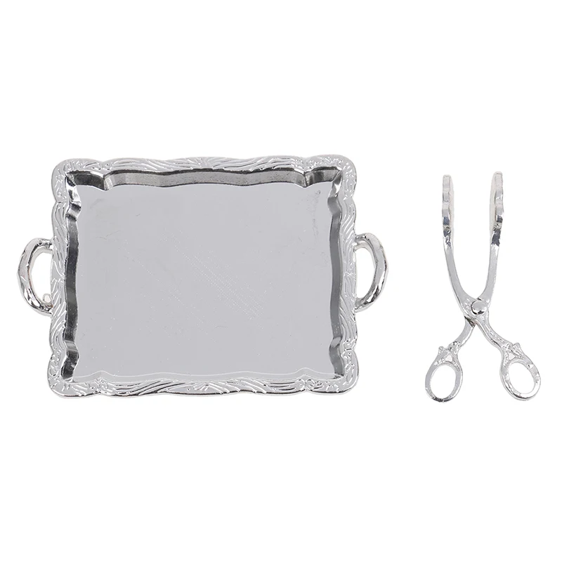 1Set Новинка, микроволновая печь, еда, хлеб, кулинарная доска, нож, разделочный блок, ролевые игры, кухонные игрушки 1: 12 1:6, миниатюрные весы для кукольного дома - Цвет: 1Set