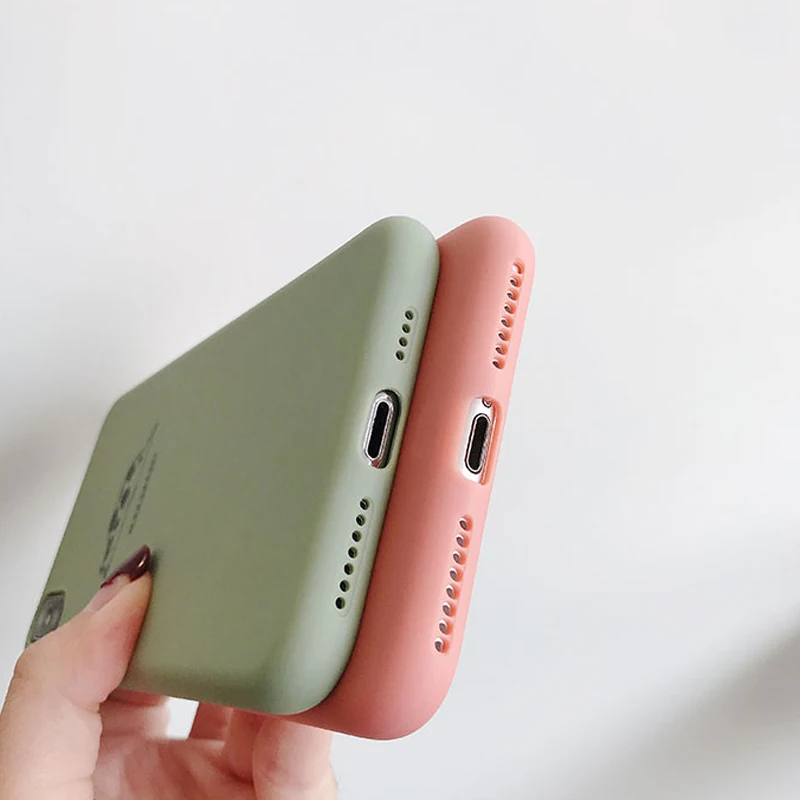KJOEW Soft Silicone Fashion Phone Case For iPhone 8 7 6 6s Plus Cartoon Cute Antelope Cow Back Cover XR X XS Max |