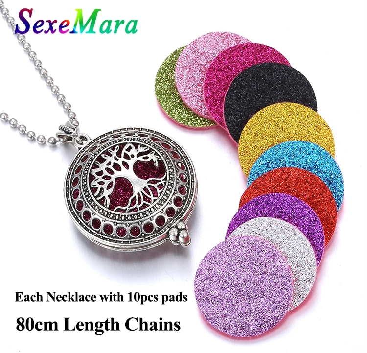 Ароматерапия медальон кулон ожерелье бронза ретро антикварные медальоны духи