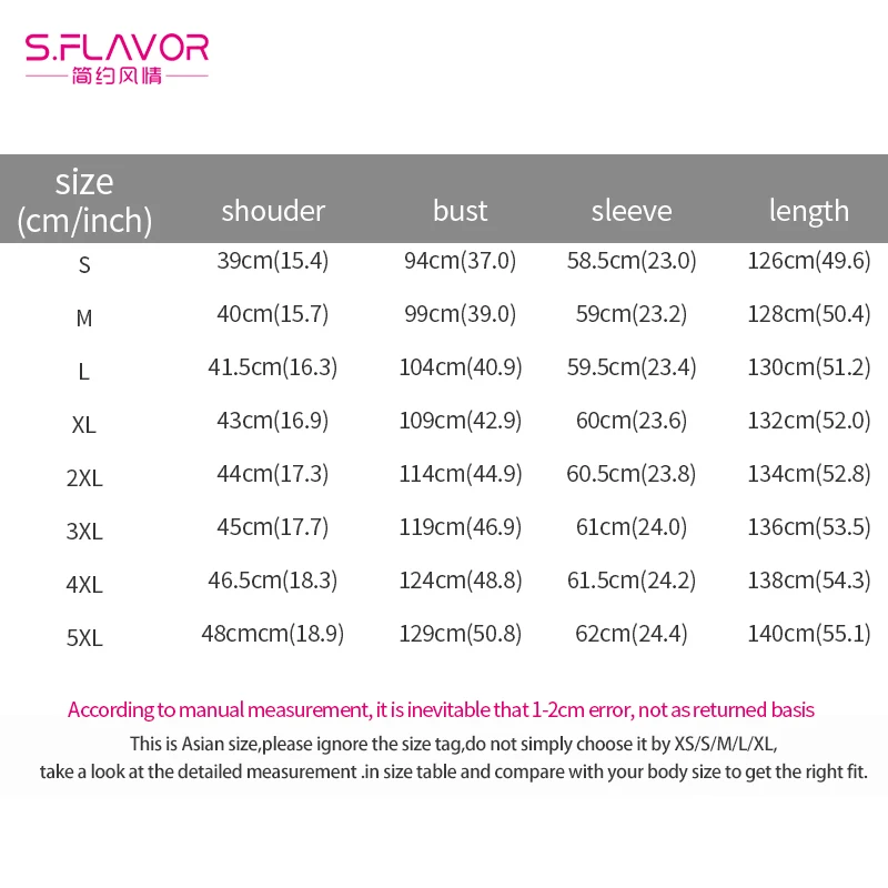 Женское платье-рубашка S. FLAVOR повседневное свободное платье в стиле ретро