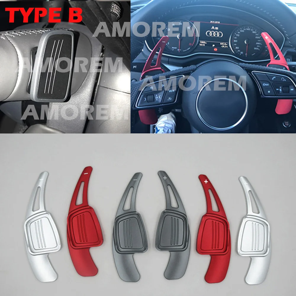 Переключения Paddle рулевое колесо расширение переключения передач для Audi S3 S6 S8 RS5 RS7