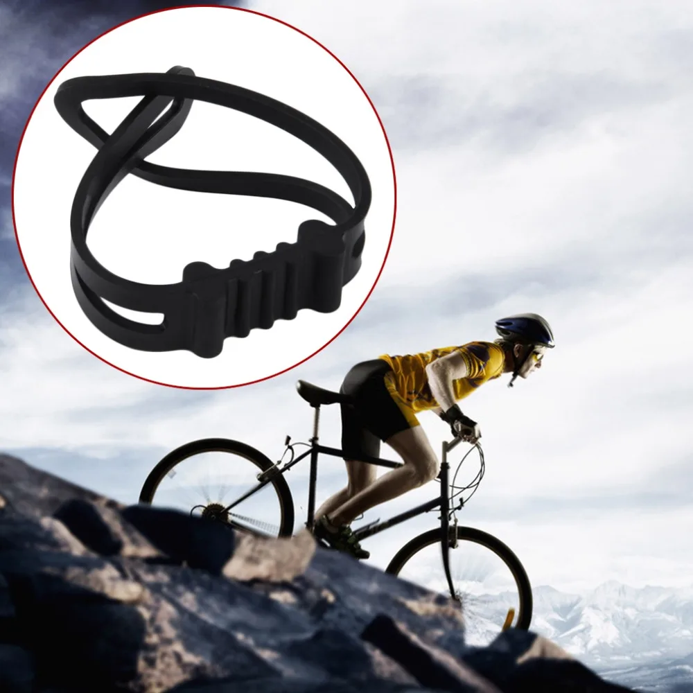 Практическая Велоспорт фонарик держатель силиконовый Эластичный ремешок