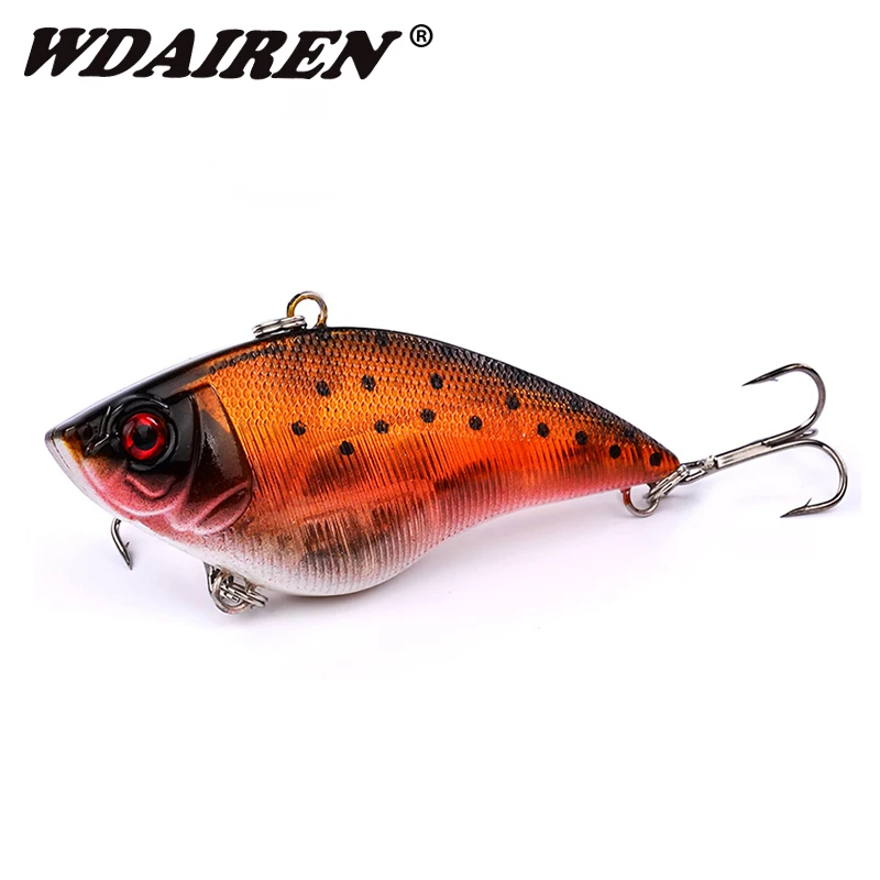 

1Pcs VIB Fishing Lures Bionic Winter ice fishing Bait 7.2cm/17g Hard Baits Bass Vibration Lure Crankbait Bass Bait Head tackle