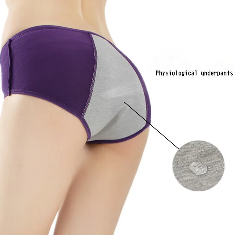 Physiological pants leakproof menstrual period better than cotton modal ladies underwear waist big yards belts Triangle Health