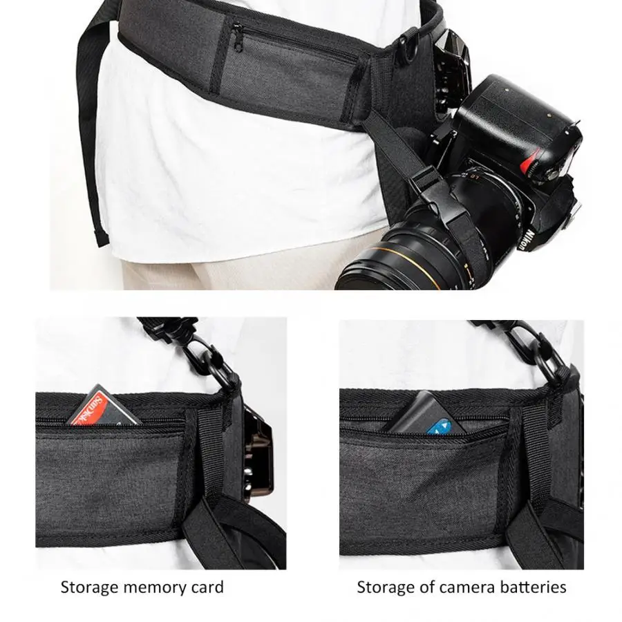 Универсальный быстросъемный ремень для камеры H16 крепления на поясной с