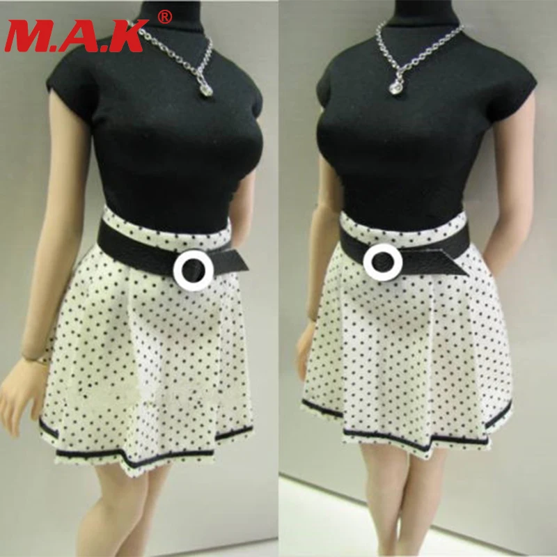 Платье рубашка и юбка в масштабе 1/6 комплекты одежды подходит для женщин девушек