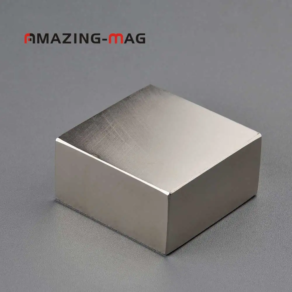 Мощный Неодимовый квадратный Cube сильный магнит блок магнитный держатель крепежа N42 редкоземельных 50*50*25 мм неодимовый DIY мульти-использовать