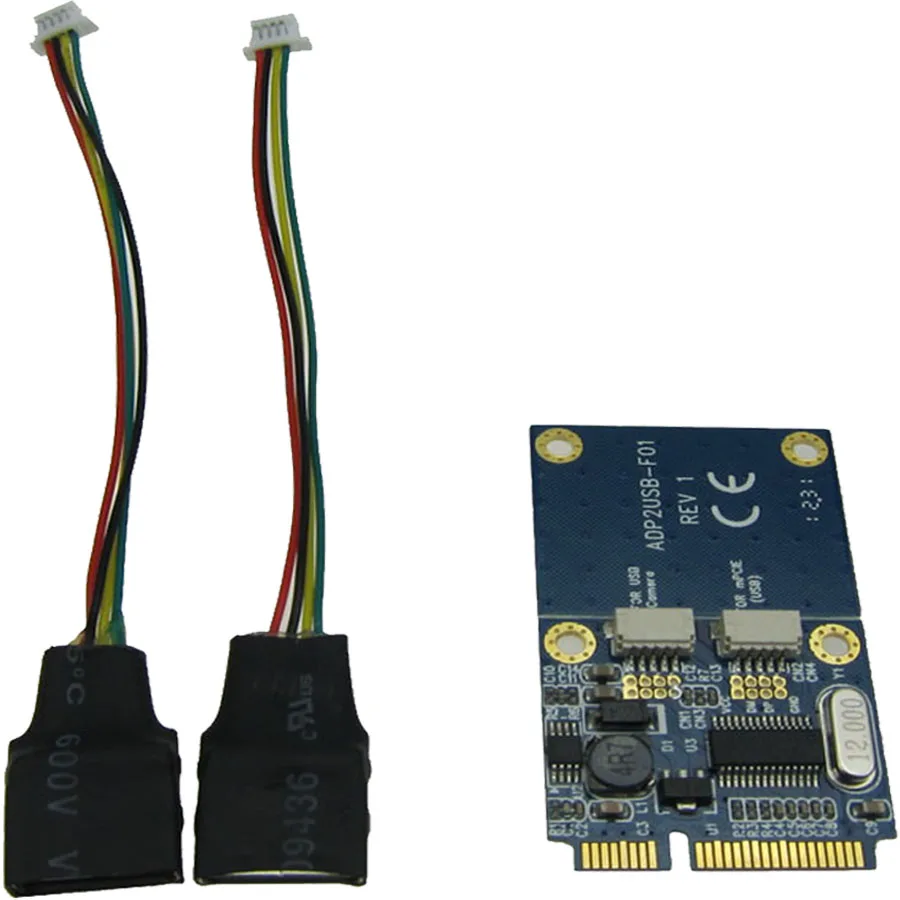 Mini PCIe PCI E к двойному USB адаптеру mpcie в 5 Pin 2 порта USB2.0 конвертерная карта ADP02401|mini